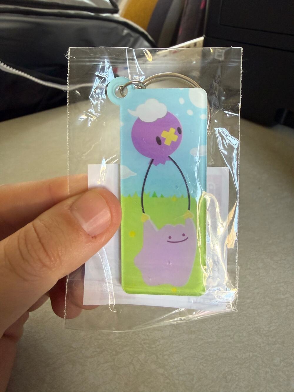 2026 Pokemon Worlds Pokopia Nintendo Switch 2 Ditto Drifloon Exclusive Keychain